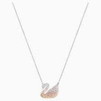 Swarovski collana donna gioielli Swarovski Iconic Swan Bianco Multicolore
