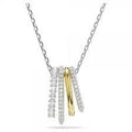 Swarovski Pendente Hyperbola Taglio misto, Bianco, Mix di finiture