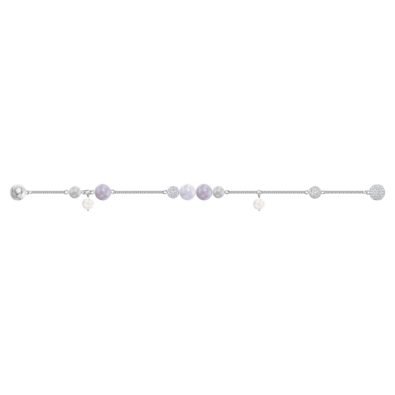 Swarovski Remix Collection Pearl Strand multicolore, Placcatura rodio
