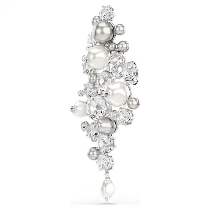 Swarovski Spilla Constella Bianca Placcato Rodio SPILLA