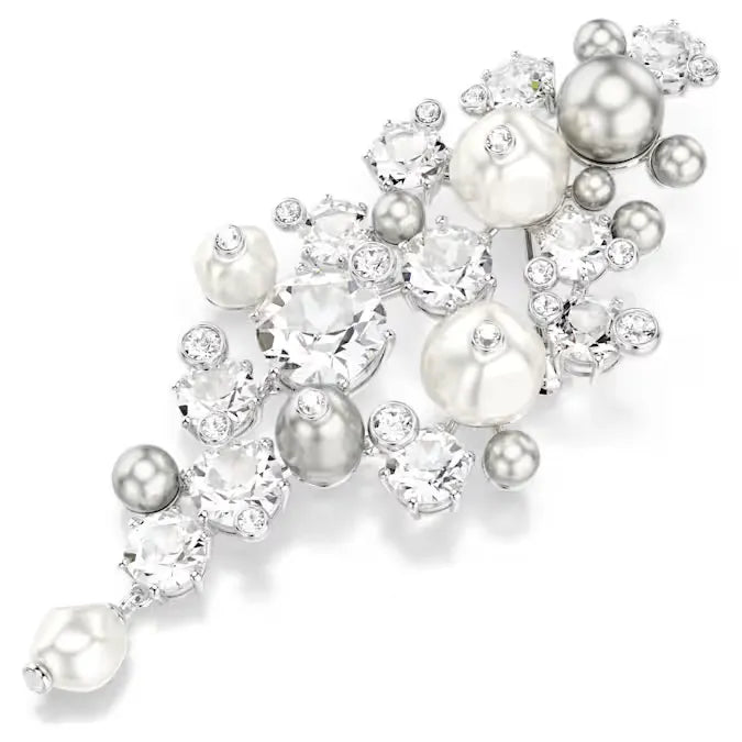 Swarovski Spilla Constella Bianca Placcato Rodio SPILLA