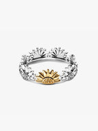 Anello Fascia Sole Argento Sterling 925, Esclusiva lega metallica rifinita in Oro